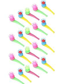 5/10/20pcs Ball Blowing Games Floating Blow Pipe Balls For Family Gatherings, Company Gatherings, Wedding Parties,Graduation Party, Friends Gatherings, Party Games, Outdoor Camping Games(Random Color)