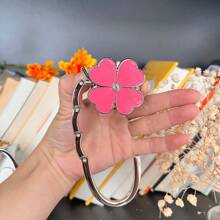 Móc treo túi xách gấp gọn hình cỏ bốn lá, giá đỡ bàn đựng ví gấp gọn - Nhiều màu - Xem 9