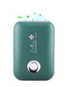 1pc USB Rechargeable Portable Mini Eyelash Fan, Bladeless Handheld Eyelash Dryer, Mini Handheld Fan Air Conditioner, Suitable For Eyelash Extension/Nail Art, Quick Dry Gel/Adhesive Nail & Eyelash Extension Kit, Indoor/Outdoor Travel/Home/Office