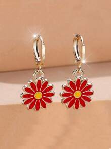 1 Pair Delicate Yellow Daisy Flower Earrings, Perfect Gift For Engagement/Wedding, Sisters/Mother's Day - Daisy - View 10