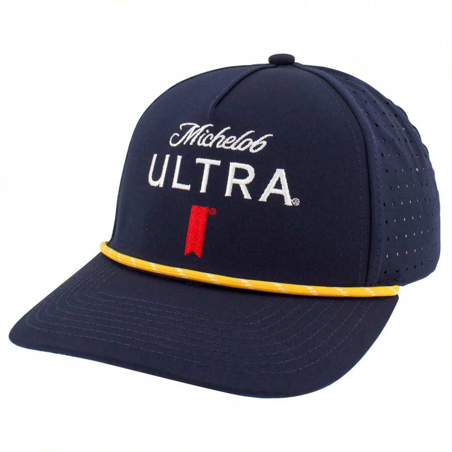 Michelob Ultra Logo Navy Colorway Rope Golf Club Hat - Blue - View 1