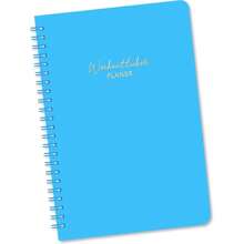 BIROYAL Undatierter Wochenplaner | Terminplaner A5 | wöchentlicher Terminkalender mit To-Do-Liste, großem Notizfeld | 52 Blatt Terminplaner auf Deutsch Ringbuch mit Hardcover | Planer Aquamarin - Blau - Übersicht 1