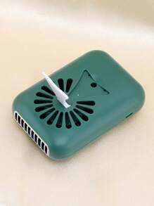 1pc USB Rechargeable Portable Mini Eyelash Fan, Bladeless Handheld Eyelash Dryer, Mini Handheld Fan Air Conditioner, Suitable For Eyelash Extension/Nail Art, Quick Dry Gel/Adhesive Nail & Eyelash Extension Kit, Indoor/Outdoor Travel/Home/Office