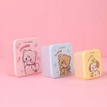 Miniso MIKKO 3-Piece Airtight Leakproof, Stackable Food Storage Container Set For Kitchen & Meal Prep - Multicolor - View 1