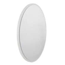 Modern Dressing Table Makeup Vanity Desk 2 Drawers W/ Round Mirror Bedroom White - 白色 - 查看 8