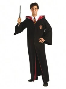 Deluxe Harry Potter Wizard Robe Adult Costume - Multicolor - View 1