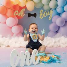 Juego de decoraciones para pasteles de fiesta de baby shower, para decorar pasteles de fiestas de baño de bebé - Multicolor - Ver 2