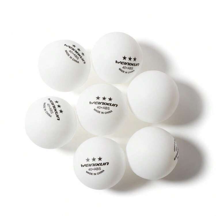 Pro-Grade ABS Table Tennis Balls 3/7/10pcs Set | Yellow&White Dual-Color Design | Official Size For Beer Pong/Practice | Waterproof Outdoor Sports Accessories - 彩色 - 查看 18