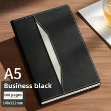 Personalized A5 Faux Leather Notebook With Engraved Name - Custom Time Management Diary, Ideal Gift For Friends And Colleagues, Graduation, Record Book,School Supplies,Back To School