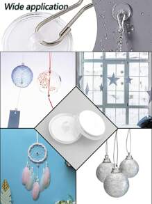 20/15/10 szt. haczyk sufitowy samoprzylepny, 3 cm przezroczysty mocny klejący okrągły dysk, bezuszkodzeniowe zawieszenie na przyjęcie urodzinowe, wesele, dekoracje spotkań, półka łazienkowa, wieszaki wieszaki, obrazy ścienne, biały hak, czarny, samoprzylepne haki ścienne, wieszak ścienny na torebki, zawieszki ścienne, haki do ramek obrazów - Wielokolorowe - Zobacz 3