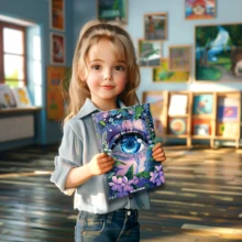 1 pieza Libro de colorear artístico, papel original mejorado de 25 páginas engrosadas, regalo para aliviar el estrés y evitar la ansiedad para fiestas de cumpleaños, regreso a clases y días festivos