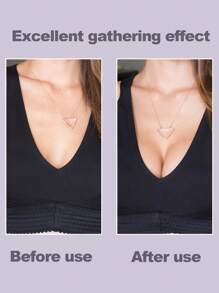 4 Pairs/2pairs/1Pair Of Bikini Swimsuit Underwear Triangle Sponge Self-Adhesive Thickened Chest Pad Insert, Swimsuit Bra Sponge Chest Pad Underwear Pad Small Chest Increase Together, Removable Sponge Pad Triangle Chest Pad Without Trace Invisible