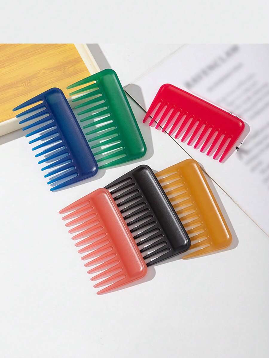 1/4PCS Wide-Tooth Comb For Gentle Detangling Of All Hair Types - Ideal For Daily Use On Dry,Wet Thick Long Hair,Women Men's Hair Comb,Portable Comb,Travel Essentials