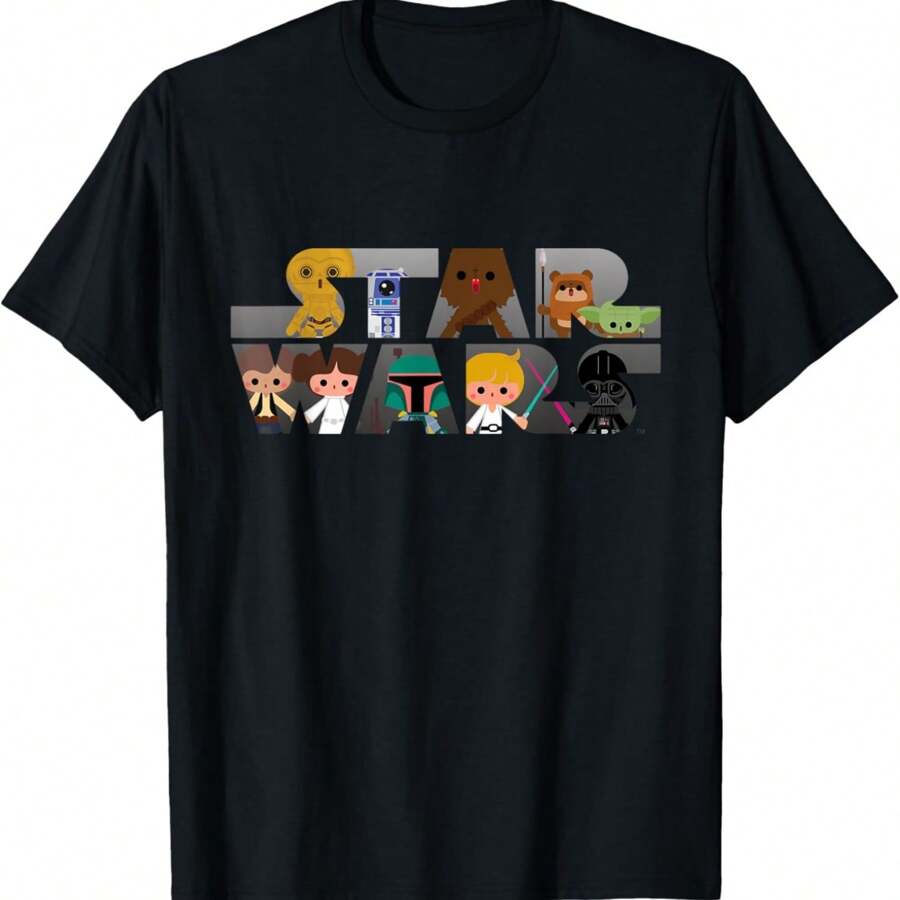 Green Self-Ish X 3 Green Color Graphic T-Shirt - Black - View 1