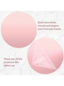 1pc 30cm/25cm/20cm Silver Acrylic Round Mirror Tray, Wedding Candle Holder Decoration, Home Table Decoration, Suitable For Wedding Center Table Decoration, Wedding Table Candles, Baby Baptism Mirror Decoration Tray, Birthday Party Decoration, Jewelry Store Tray, Spring Decoration, Make Your Home New - Multicolor - View 9