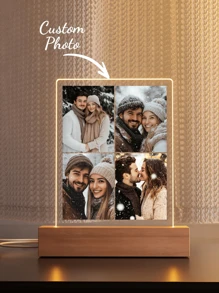 Đèn ngủ LED ghép ảnh đôi tùy chỉnh, Đèn ngủ acrylic cá nhân hóa với ảnh và chữ, Đèn ảnh tùy chỉnh, Đèn LED ghép ảnh cá nhân hóa, Khung ảnh đôi, Quà tặng ghép ảnh cá nhân hóa, Quà sinh nhật, Tốt nghiệp, Đa chức năng, Nhanh khô, Chống thấm nước, Chống nấm mốc, Trang trí, Dễ thương, Phong cách, Thích hợp cho tân gia, Trang trí văn phòng, Không gian sống sang trọng, Tiệc tùng thành thị, Trang trí thời trang - Hình chữ nhật nhỏ 1-5 hình ảnh - Xem 3