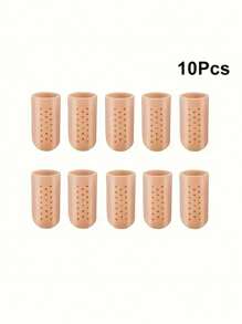 10 szt. wielokrotnego użytku silikonowych ochraniaczy na palce, oddychające ochraniacze na końcówki palców, odpowiednie do pracy, odcisków, sportu, pisania, pisania na klawiaturze