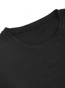 Camiseta con diseño de hormiga linda para mujeres, niñas y niños - Negro - Ver 3