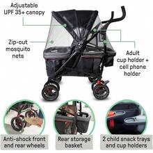 Summer Infant 3Dlite Wagon - carriola ligero para bebés y niños, rojo y negro - 1 - Ver 4