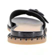 Kenneth Cole Women's Syrena Round Toe Flat Sandals |  | Women Flat Sandals - Black - View 7