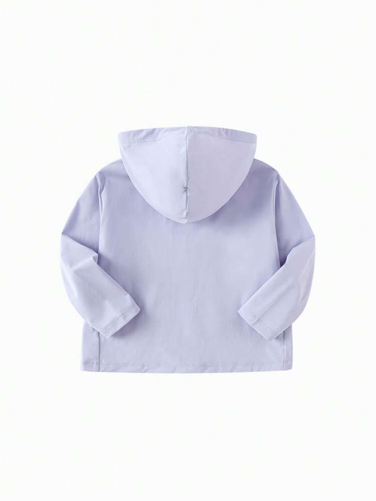 Balabala Tween Girl' Sun Protection Jacket, 2025 Summer Lightweight & Breathable - Pink Purple - View 5