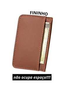 Slim Thin Wallet Card Holder For Men And Women, Compact, Practical - Camel - View 3