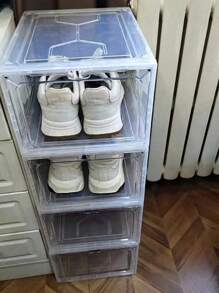 1 szt. Patchworkowy stojak na buty, wielofunkcyjny stojak do przechowywania w domu, prosty organizer do szafki na buty, montaż DIY