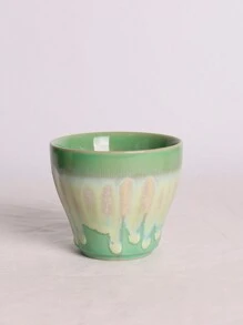 1pc 210ml Home Breakfast Cup, Milk Cup, Simplified Ceramic Cup With Glaze Effect, Office Tea Cup, Couple Cup, Coffee Cup, Latte Cup, Afternoon Tea Cup Back To School