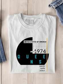 Queens Shirt, Queens Urban Street Sweatshirt, Queens Lover Hoodie, Traveler Shirts, Queens Sweatshirts, Travel Hoodies, Urban Shirts TX-1352 - White - View 1