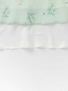 Balabala Girls' Chinese Style Sleeveless Dress, Summer 2025 - Green Tone - View 11