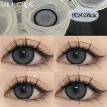 MILLCREEK MILL CREEK 全新 1 对彩色隐形眼镜 灰色隐形眼镜 时尚灰色眼镜片 年度韩国灰色隐形眼镜 万圣节服装角色扮演 - 年拋 - 查看 2