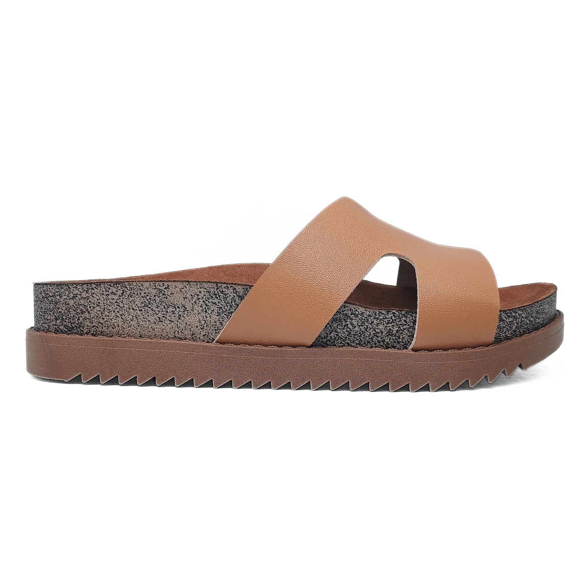 Moleca Women's Orthopedic Sandal Flat Anatomical Tractor H - 鏽棕色 - 查看 1