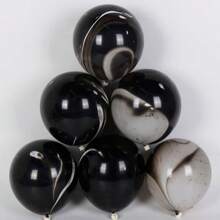 10 个/包 10 英寸渐变玛瑙乳胶气球，适合生日、婚礼和派对庆祝活动 - 彩色 - 查看 7