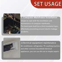 Juego de 12 piezas de herramientas de mano VDE aisladas de 1000V, juego de destornilladores de electricista de alta calidad, incluye bolígrafo probador de aislamiento, para reparaciones en el hogar