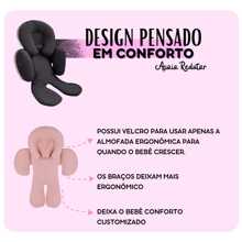 5-Piece Combo (Baby Car Seat Cover + Hood + Belt Protectors + Pillow + Anatomical Body Support For Newborn Babies Tutti Line) - 紅色 - 查看 7