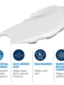 Hydrating Under Eye Cream For Puffiness- 3 Pack, Bags, And Dark Circles | With Hyaluronic Acid, Niacinamide & Marine Extracts