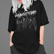 Drovanger Uni T-Shirt - 黑色 - 查看 1