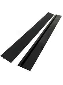 1pc/2pcs Heat-Resistant Silicone Kitchen Gap Filler, Oil-Proof & Anti-Pollution Gas Stove Gap Soft Sealing Strip, Silicone Stove Gap Sealant,Black,Grey,White