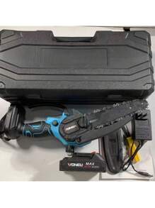Lithium Battery Chain Saw, Small Logging Saw, Rechargeable Single Hand Saw, Household Six Inch Mini Electric Saw, Hand Saw