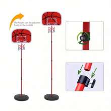 2m Basketball Hoop Net Backboard Stand Set Adjustable Free Standing