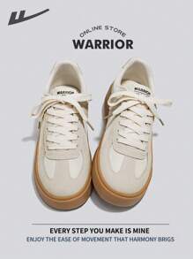 WARRIOR Warrior Men's Skateboarding Shoes Spring And SummerLightweightComfortableBreathableModest Style Casual Yet SleeksneakersApplicable Throughout The Yearwear-ResistingAll-Day WearTraining SneakersRunning ShoesLittle White Shoes