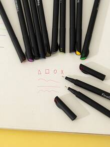 12/24/36/48 色细线笔，彩色轮廓绘图马克笔，适合学生和成人，绘画，素描，艺术设计，办公和学校用品返校 - 套裝 - 查看 7