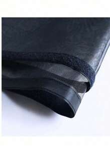 Multiple Sizes Available, Anti-Mosquito, Breathable, Easy To Install Self-Adhesive Window Screen Mesh, Suitable For Living Room And Bedroom - Black - View 6