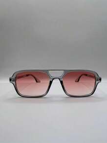 Colored Lens Glasses. New Model Sunglasses, 100% UV Protection. - Pink - View 4