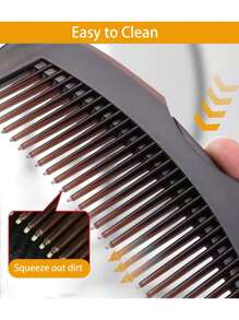 Dandruff Comb, Stainless Steel Fine Tooth Comb, Scalp Psoriasis Comb, Dandruff Remover Comb Scalp Sweep Detoxing Comb, Lice Comb Multifunctional Hairbrush For Scalp Massage Combs For Women Men Kids