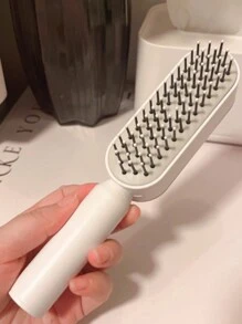 1 szt. Damska szczotka do włosów Air Cushion do prostowania, masażu skóry głowy, czyszczenia długich włosów jednym kliknięciem, do nadawania objętości na czubku głowy