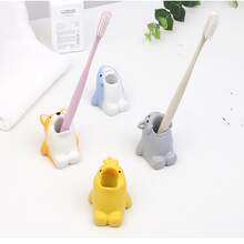 1 pieza Soporte para cepillo de dientes de baño, organizador creativo para almacenamiento de cepillos de dientes para decoración del hogar - Multicolor - Ver 3