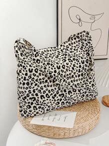 1 Pieza Bolso de mano con capacidad grande, de tela acolchada con estampado floral, bolso de hombro de moda para mujer, bolso para ir al trabajo, viaje, universidad, con amigos
