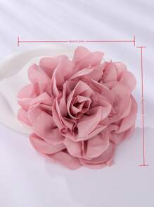 Elegant Handcrafted Floral Brooch Pin - Versatile Fashion Accessory For Women, Perfect For Weddings & Parties - 16cm/6.3inch - View 3