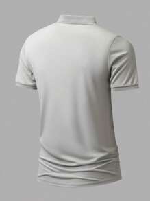 Boyfriend Style 3pcs/Set Men's Summer Lightweight Breathable Running Fitness Casual Short Sleeve Polo Shirts